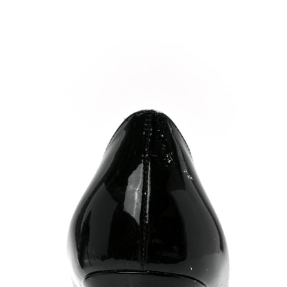 Christian Louboutin Patent Lady Peep 150 Pumps 40.5 Black 9 of 9