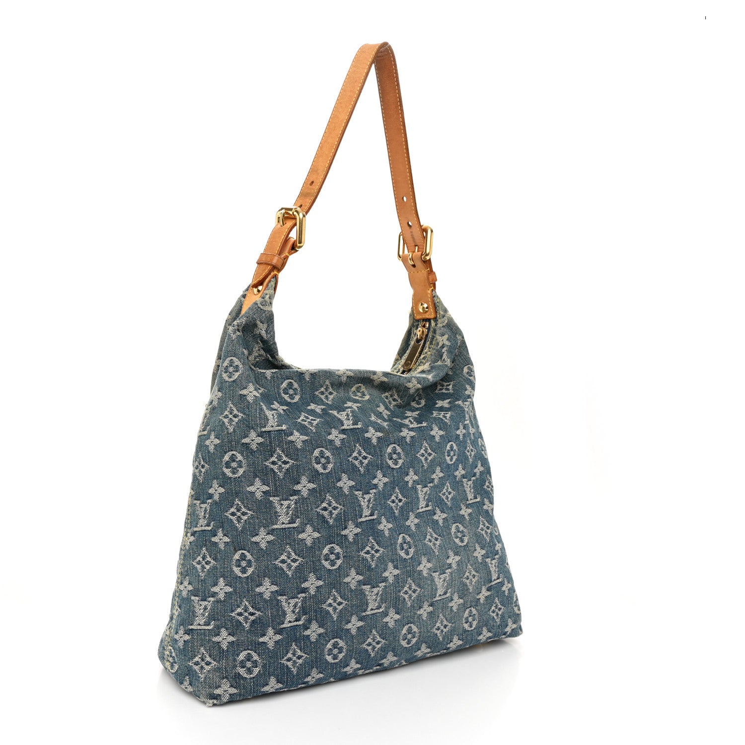 Louis Vuitton Denim Baggy GM Blue 3 of 11