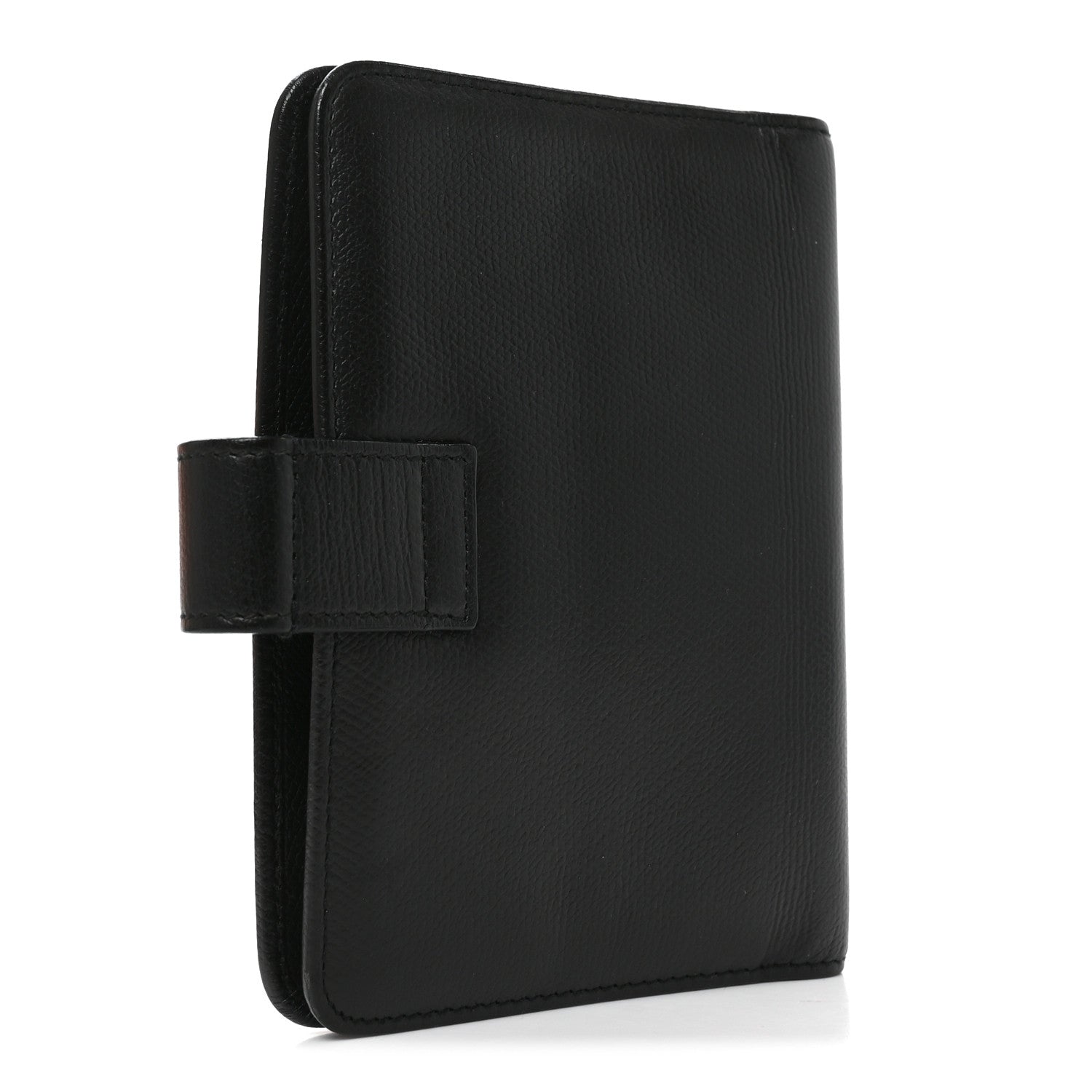 Chanel Grained Calfskin CC Button Pocket Agenda Cover Black 3 of 7