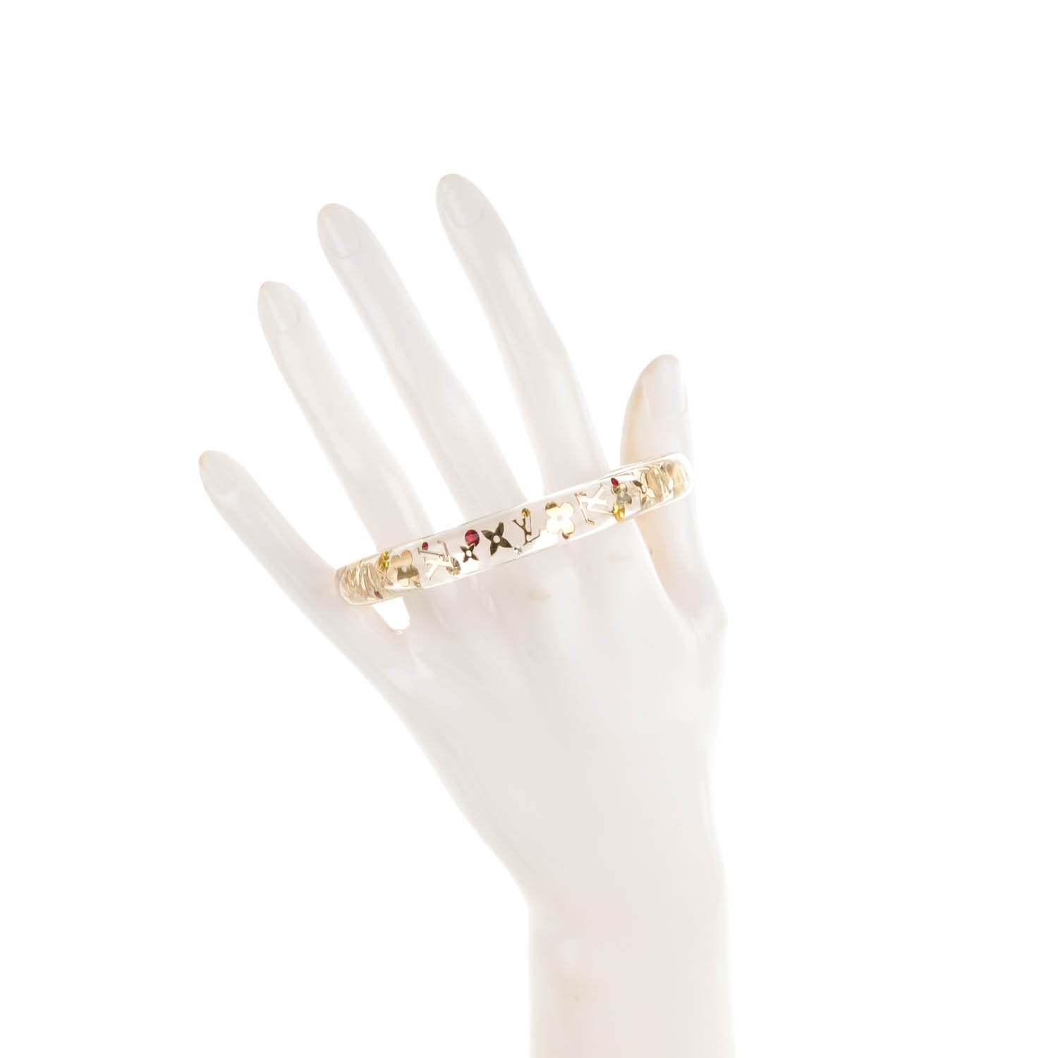 Louis Vuitton Resin Swarovski Medium Inclusion Bracelet PM Transparent 2 of 3