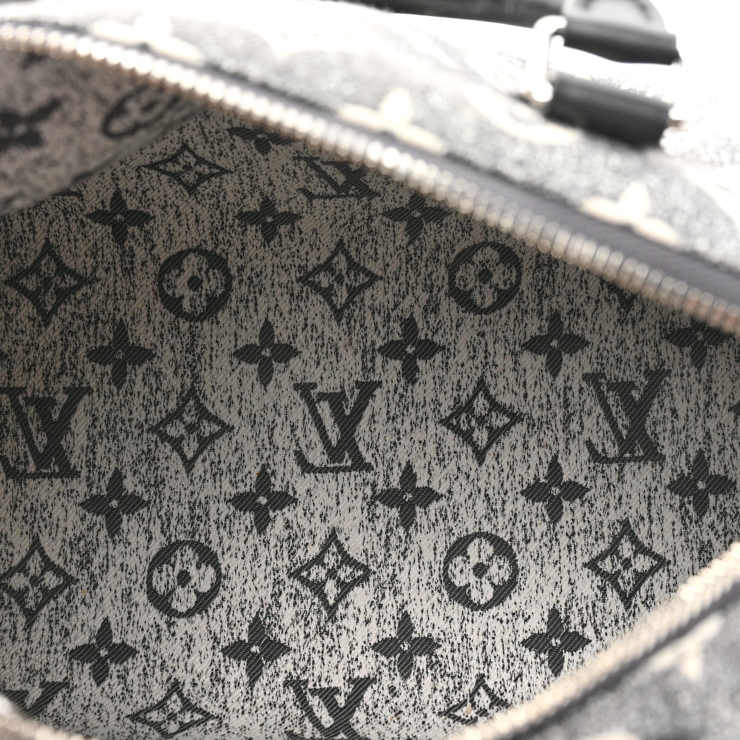 Louis Vuitton Denim Monogram Jacquard Speedy Bandouliere 25 5 of 9