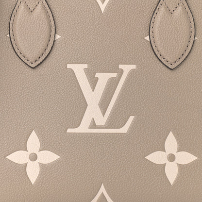 Louis Vuitton Empreinte Monogram Giant Onthego PM Tourterelle Creme 7 of 9