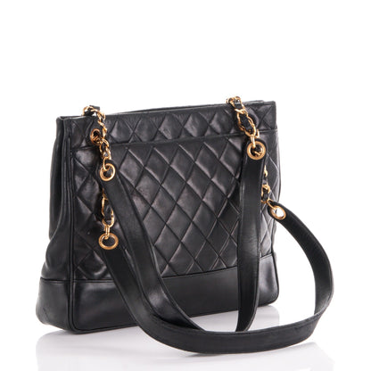 Chanel Lambskin Quilted Shoulder Bag Black 3 of 7