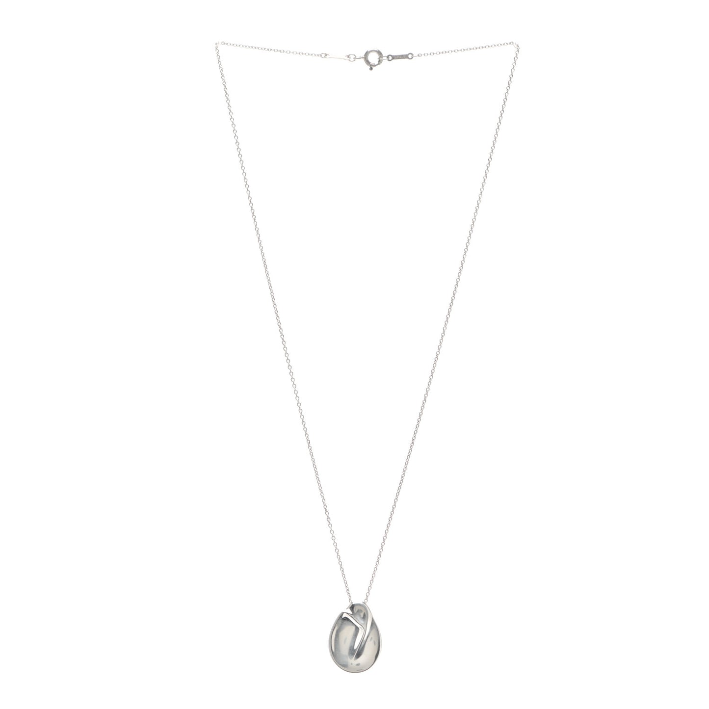 Sterling Silver Elsa Peretti Madonna Pendant Necklace