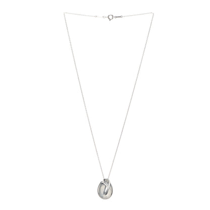 Tiffany Sterling Silver Elsa Peretti Madonna Pendant Necklace 3 of 4