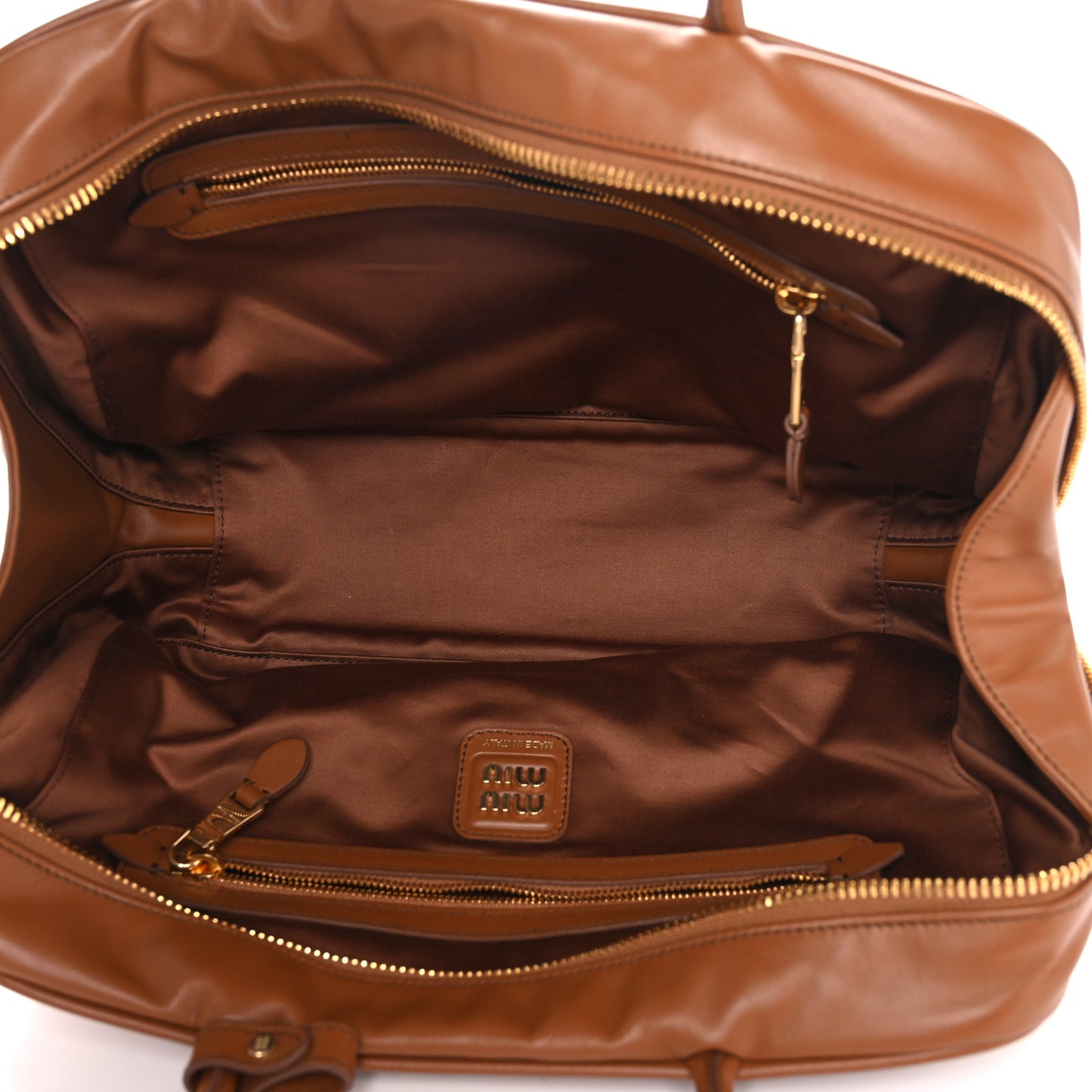 Soft Calf Softy Large Beau Top Handle Bag Cognac
