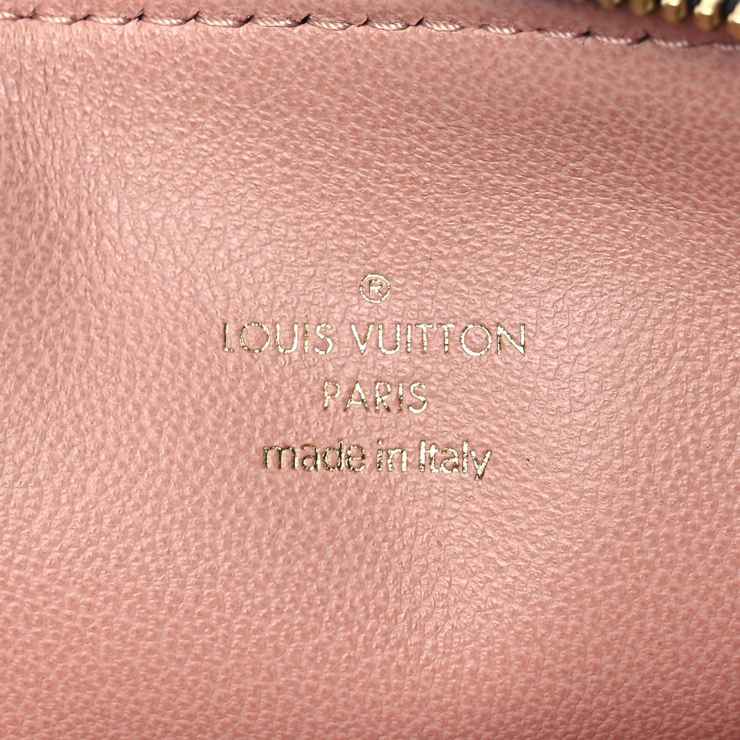 Louis Vuitton Lambskin Embossed Monogram Coussin PM Black 6 of 10