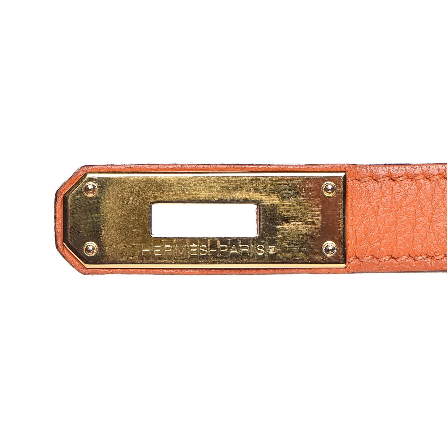 Taurillon Clemence Birkin 30 Orange