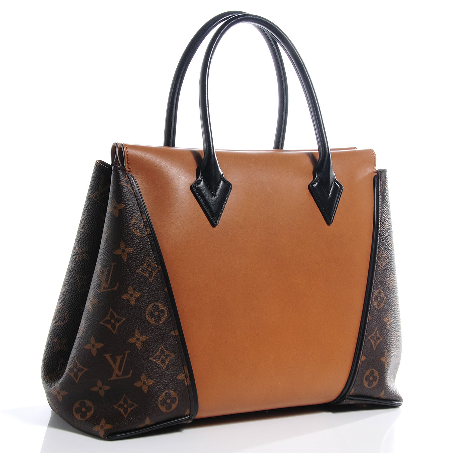 Louis Vuitton Monogram Cuir Orfevre Tote W PM Noisette 3 of 7