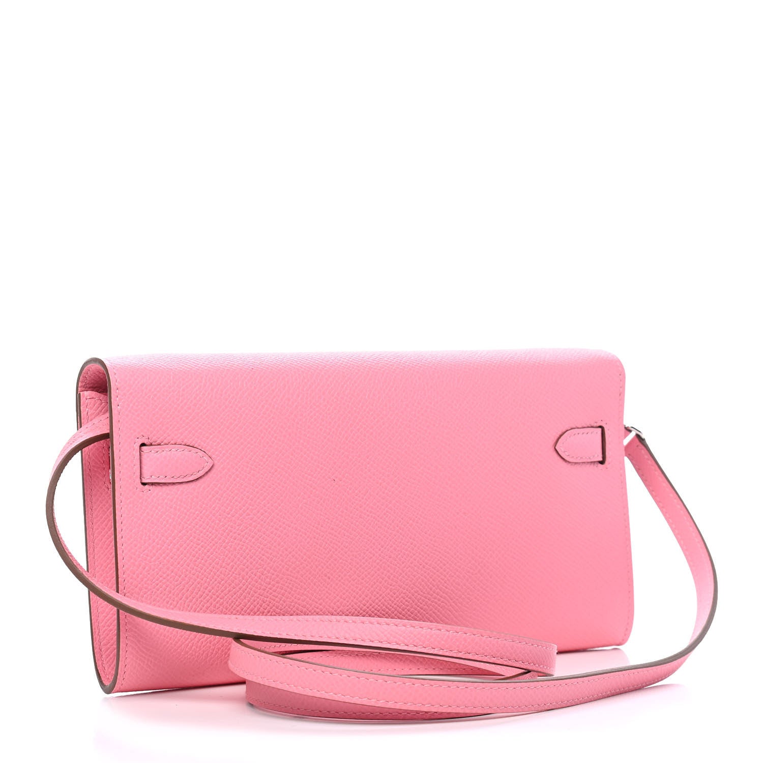 Hermes Epsom Kelly Wallet To Go Rose Confetti 3 of 8