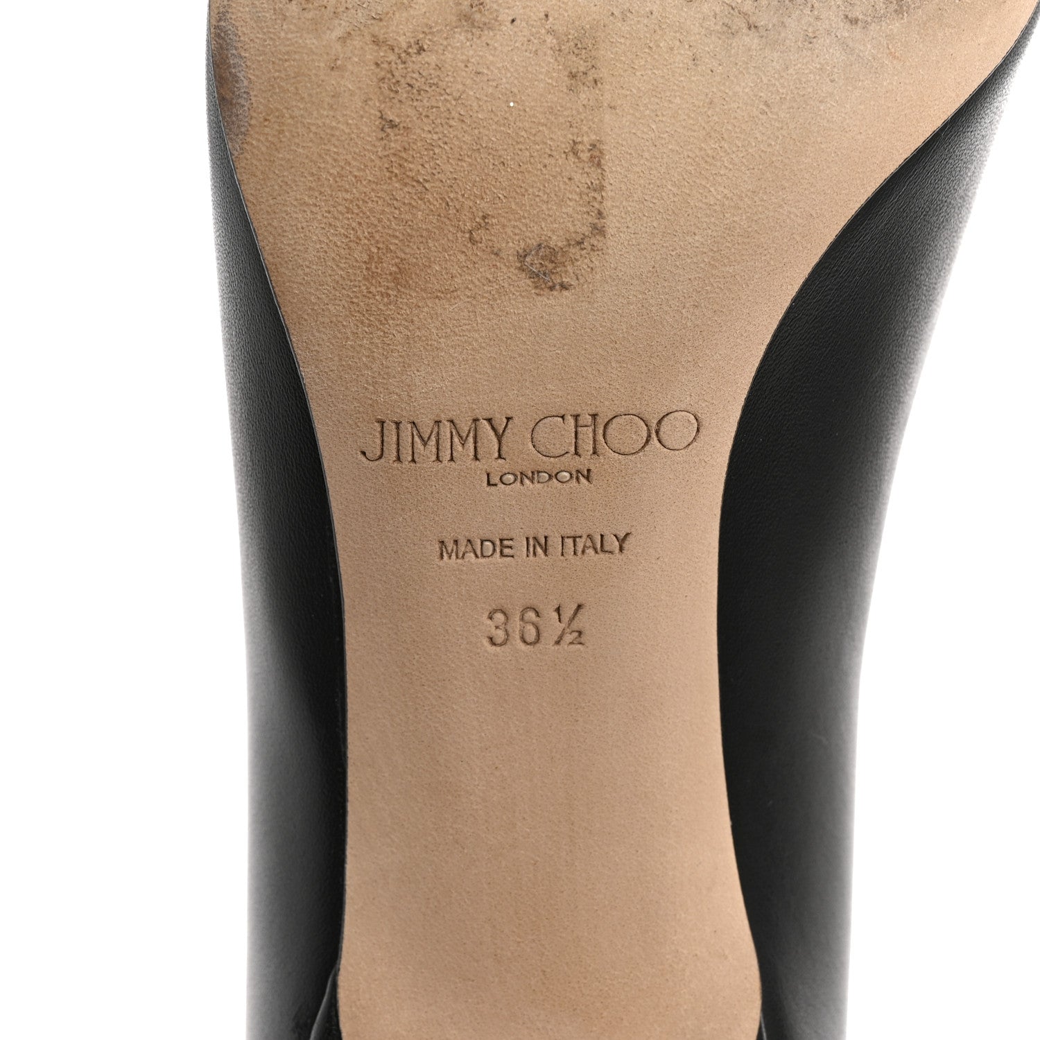 Jimmy Choo Smooth Calfskin Marinda 65 Ankle Booties 36.5 Black 8 of 8