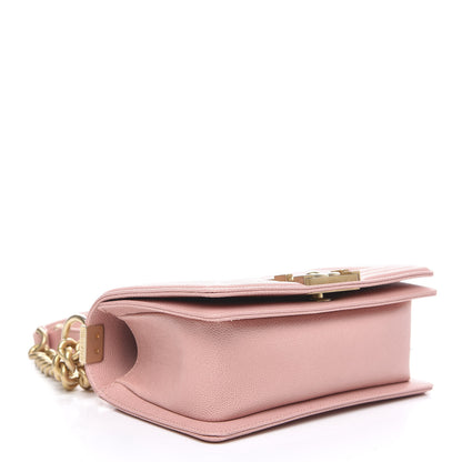 Chanel Caviar Quilted Small Boy Flap Light Pink 3 of 10