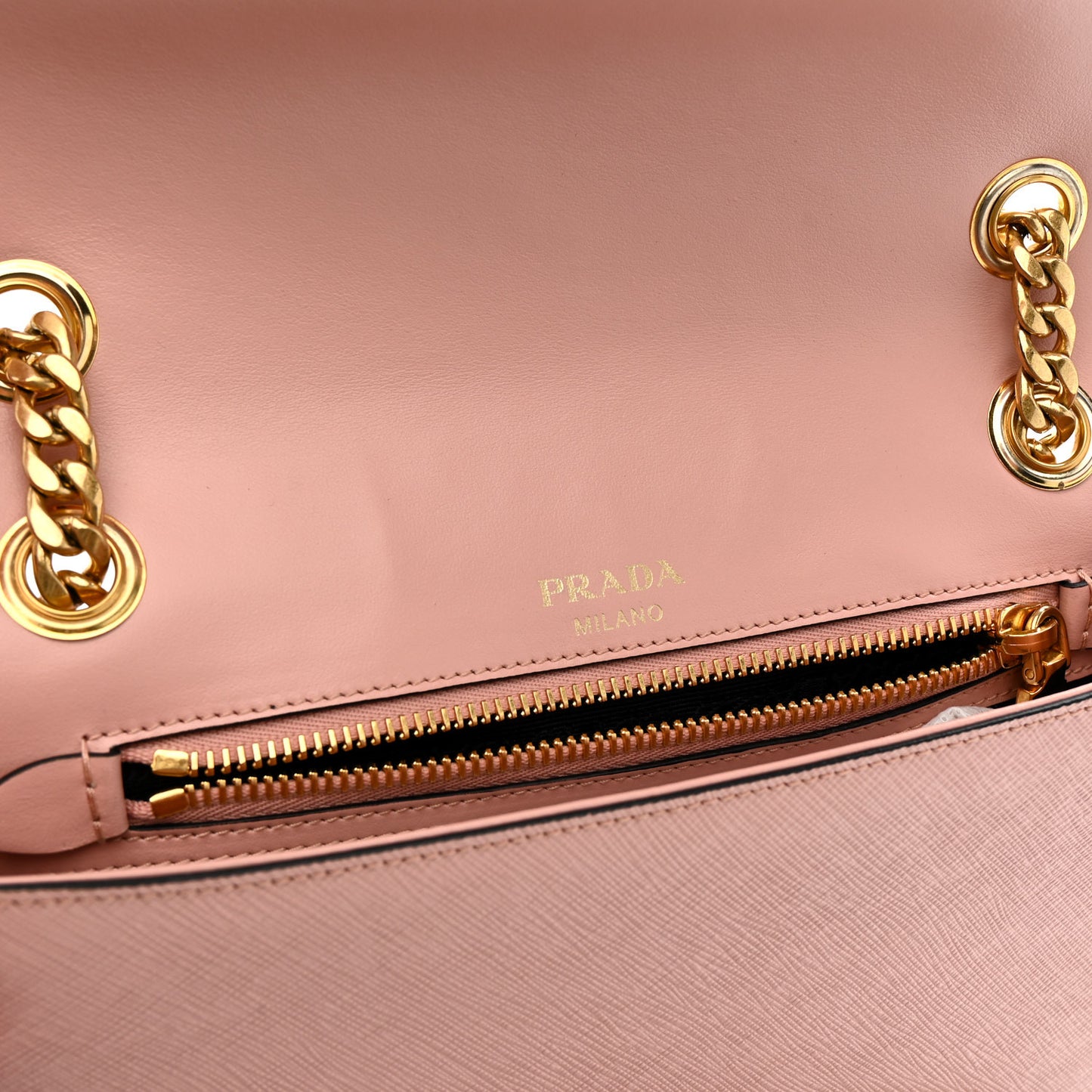 Saffiano Flap Shoulder Bag Orchidea
