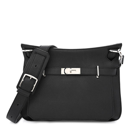 Hermes Taurillon Clemence Jypsiere 34 Black 1 of 11