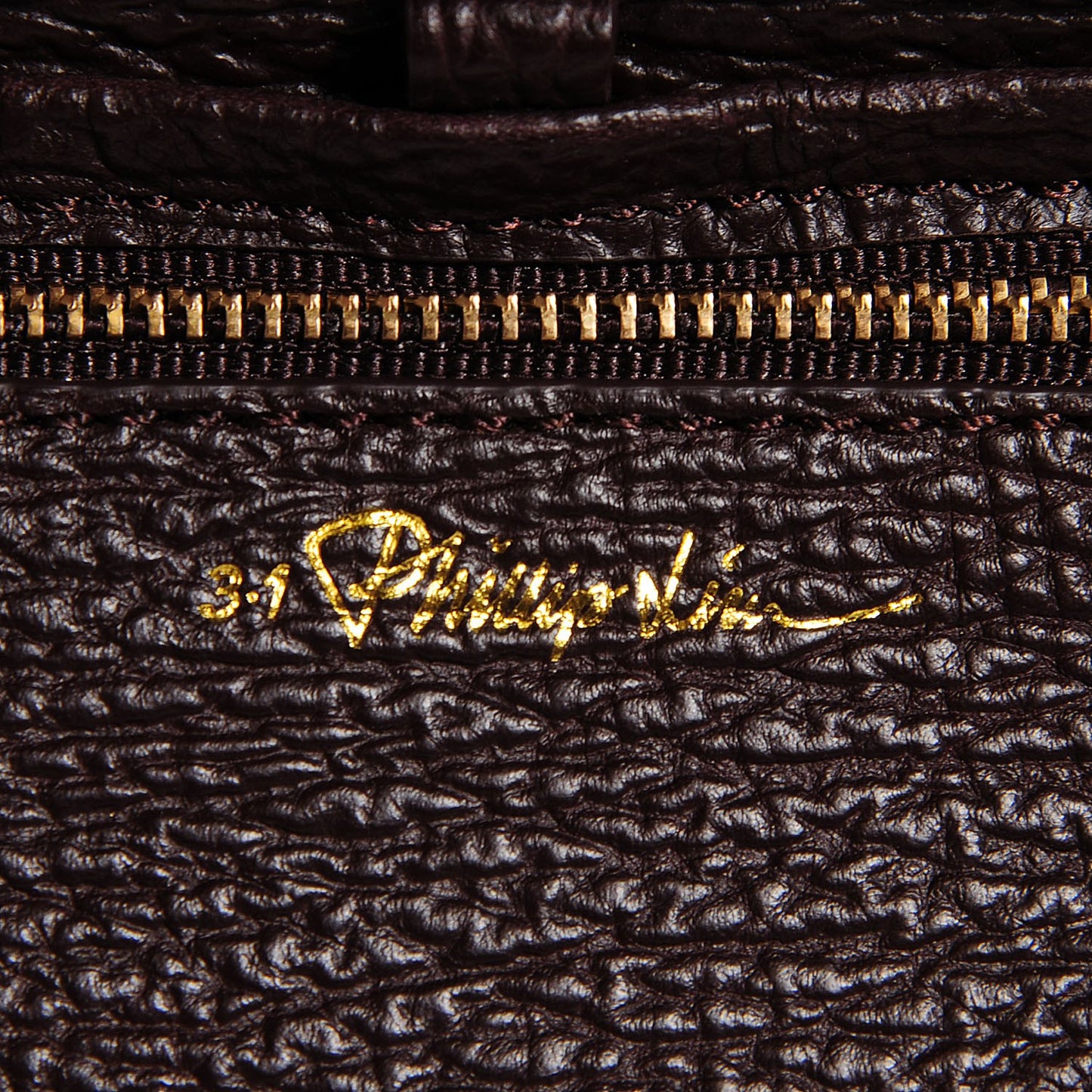 3.1 Grained Calfskin Leopard Calf Hair Mini Pashli Satchel Navy Dark Chocolate Black