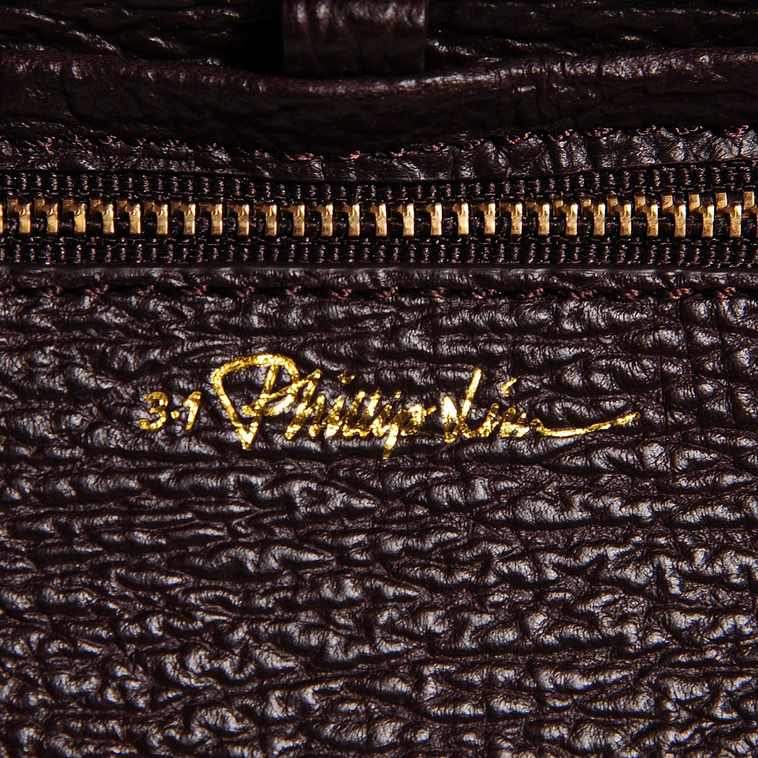 3.1 Phillip Lim 3.1 Grained Calfskin Leopard Calf Hair Mini Pashli Satchel Navy Dark Chocolate Black 6 of 12