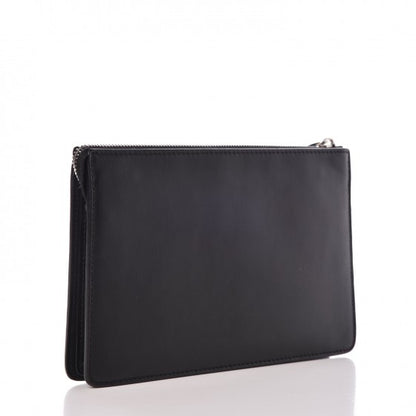 Fendi Calfskin Think Vocabulary Pouch Black 3 of 6