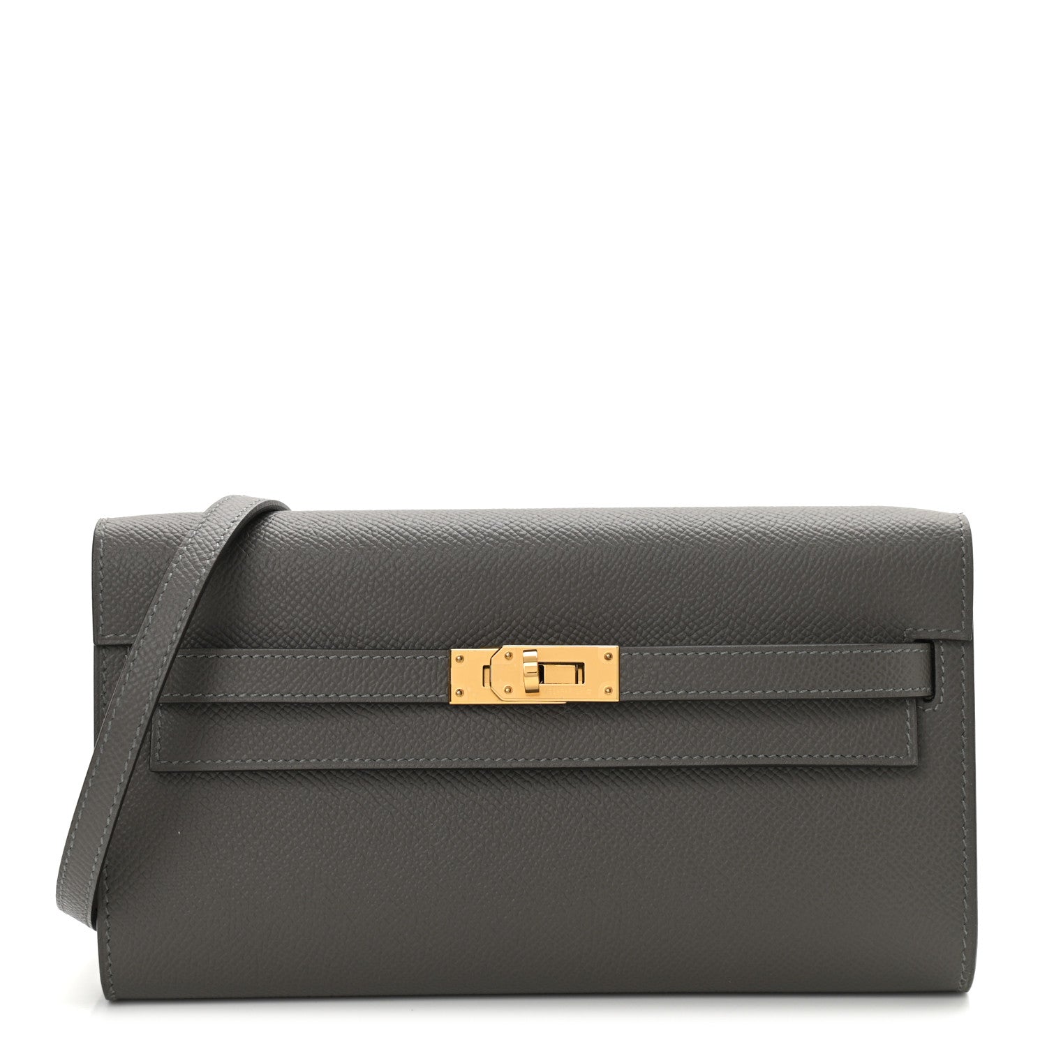 Hermes Epsom Kelly To Go Wallet Gris Meyer 1 of 8