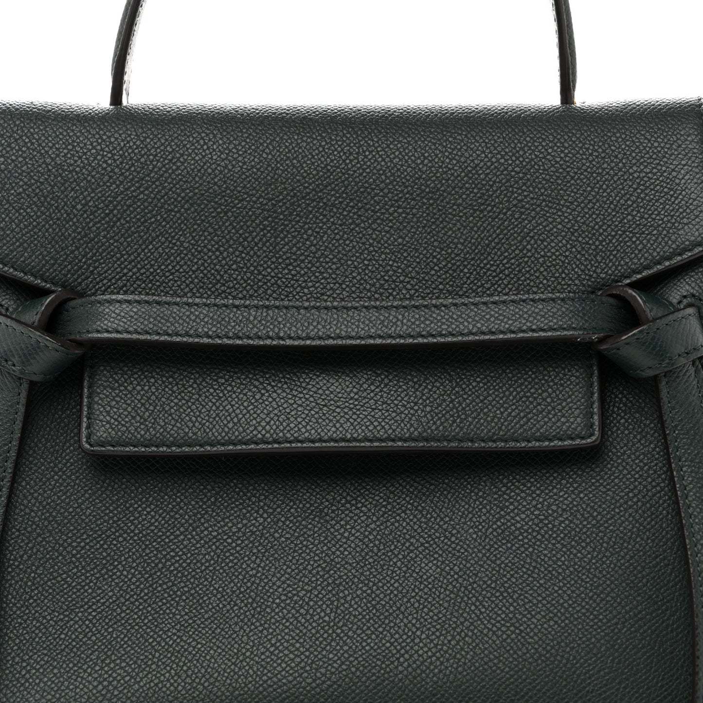 Grained Calfskin Micro Belt Bag Amazone
