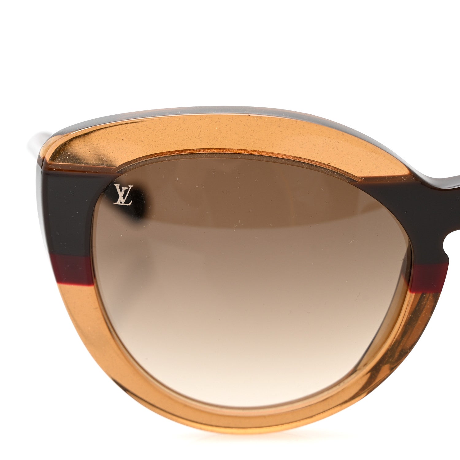 Louis Vuitton Peony Sunglasses Z0786W Brown Glitter 7 of 8