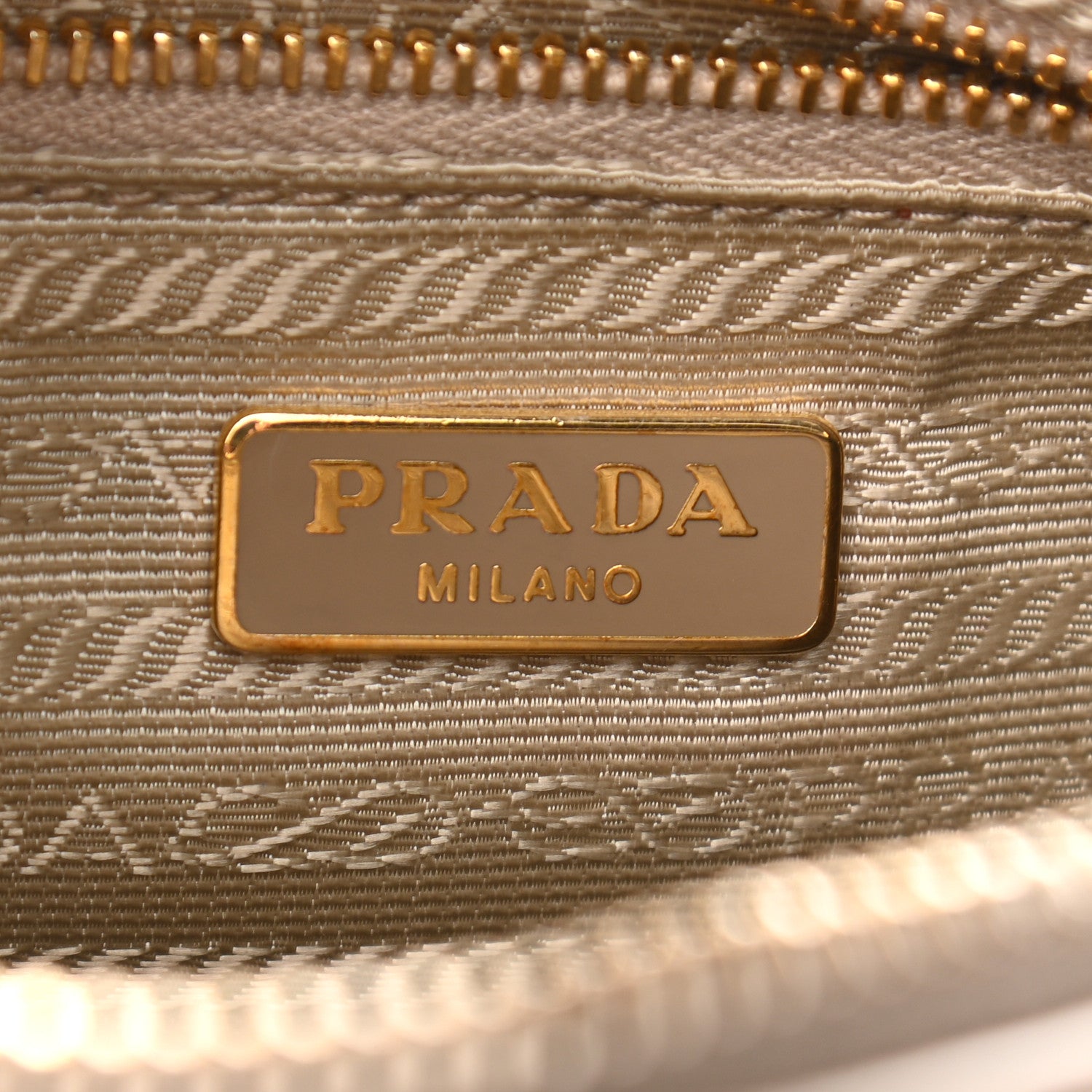 Prada Vitello Daino Pochette Bag Pomice 10 of 12