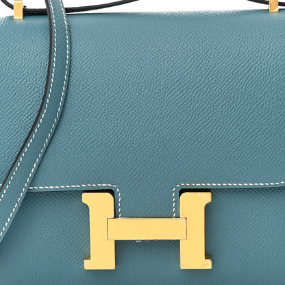 Hermes Epsom Constance 18 New Blue Jean 9 of 13