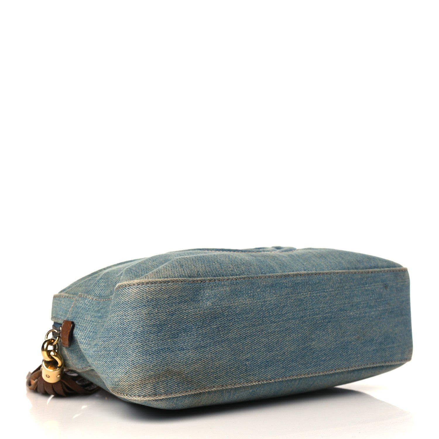 Gucci Denim Small Soho Bowler Blue 4 of 11