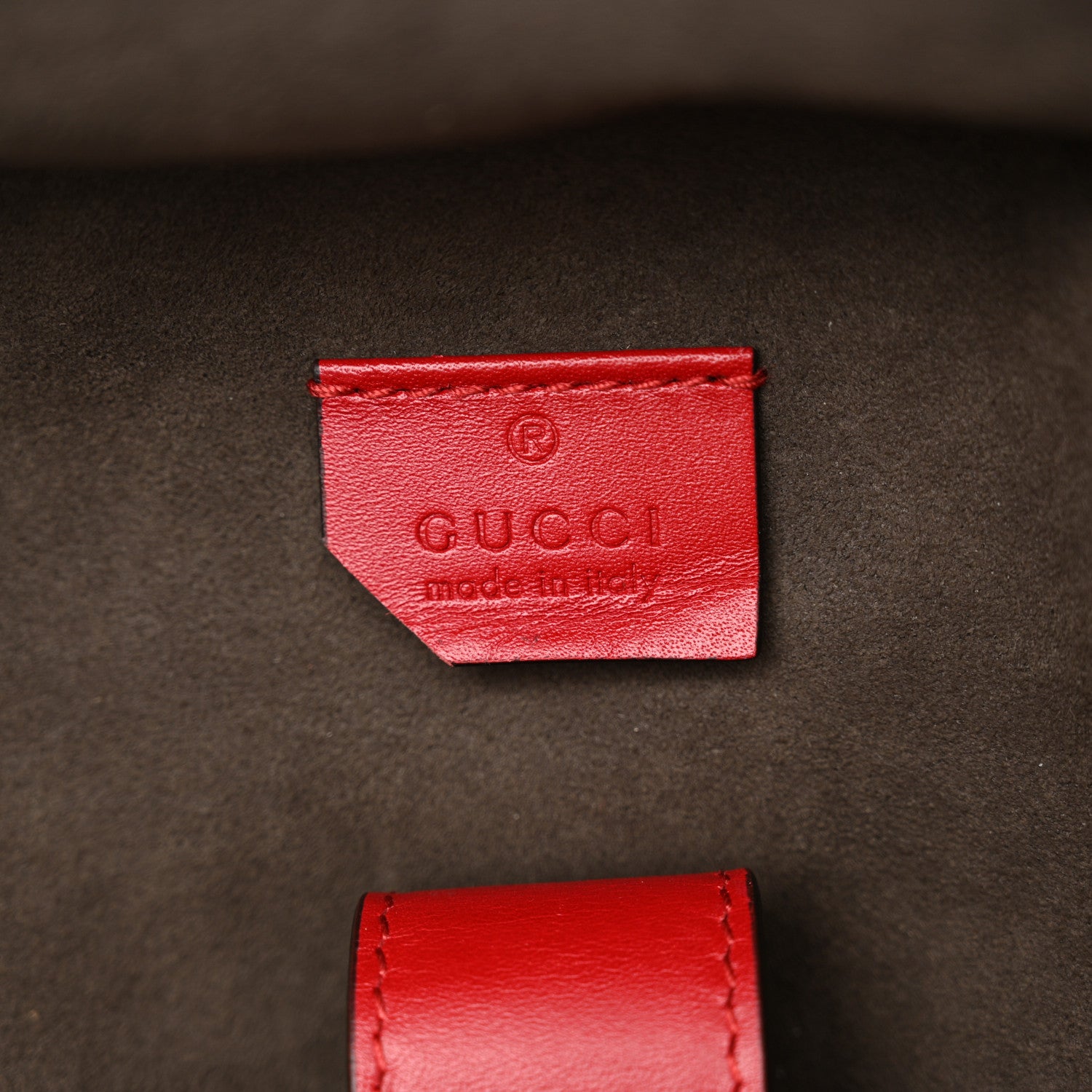 Gucci Guccissima Signature Day Backpack Hibiscus Red 6 of 19