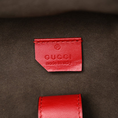 Gucci Guccissima Signature Day Backpack Hibiscus Red 6 of 19