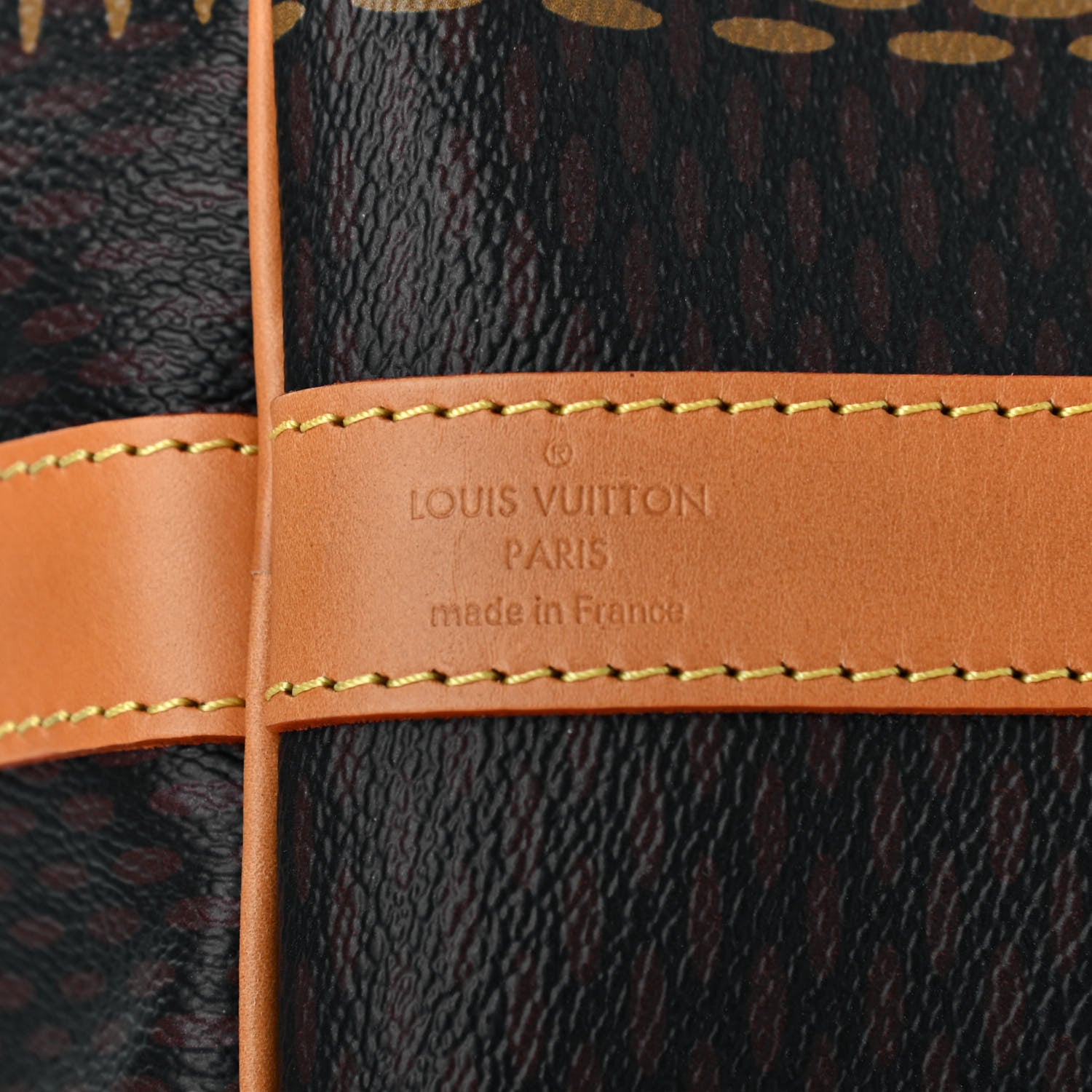 Louis Vuitton X NIGO Giant Damier Ebene Monogram Keepall Bandouliere 50 6 of 10