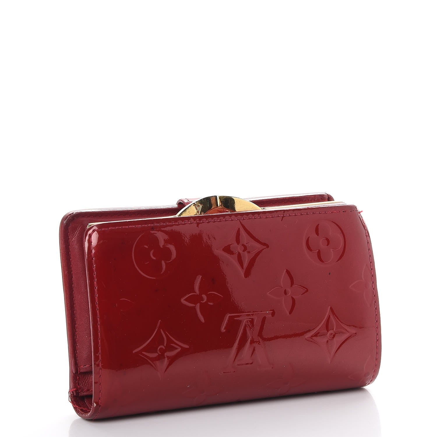 Louis Vuitton Vernis French Purse Wallet Pomme D'Amour 3 of 20