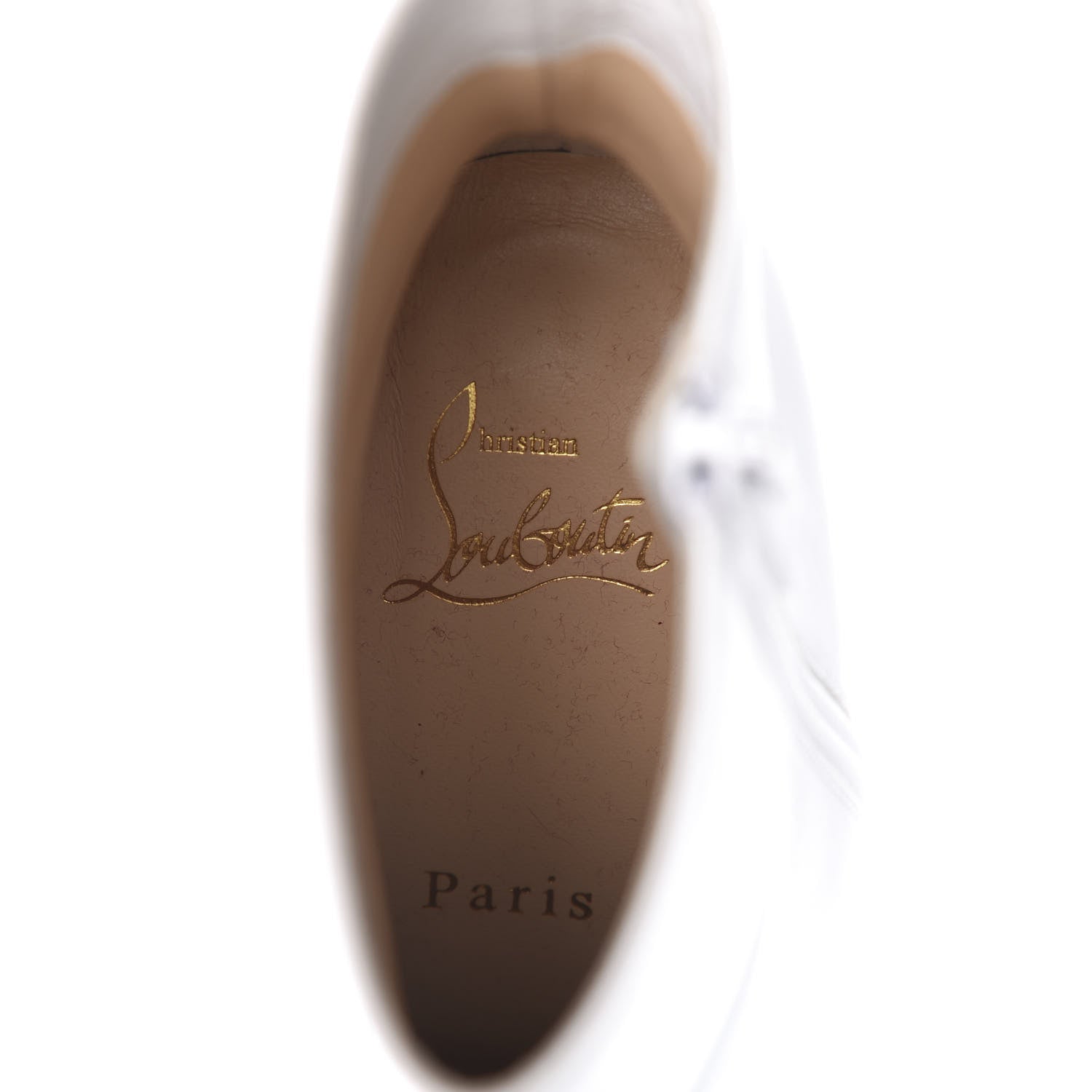 Christian Louboutin Calfskin So Kate Booty 85 Ankle Boots 37 White 8 of 8