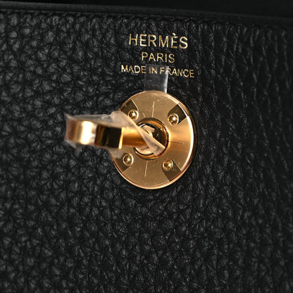 Hermes Taurillon Clemence Mini Lindy 20 Black 11 of 13