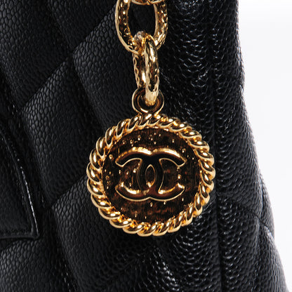 Chanel Caviar Medallion Tote Black 5 of 8
