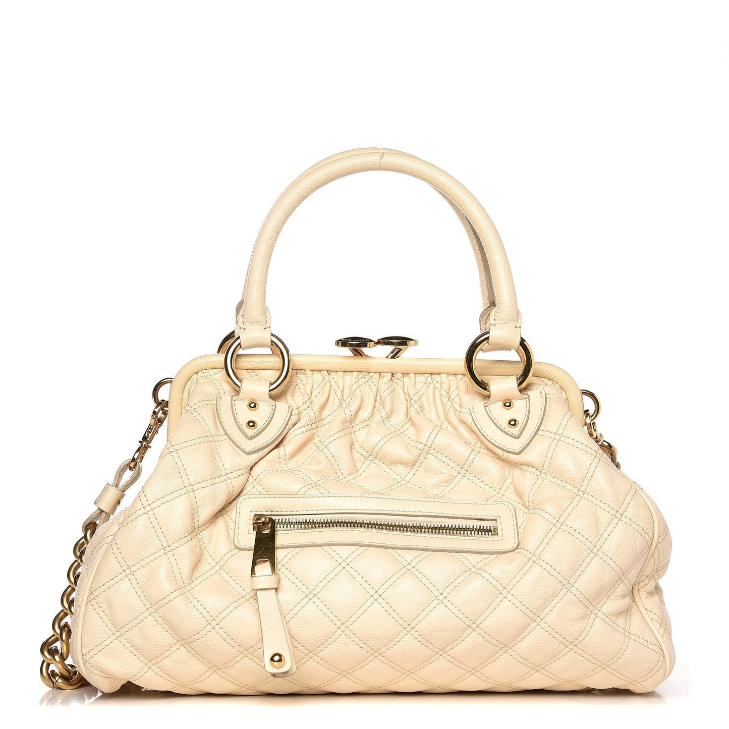 Calfskin Quilted Stam Milk