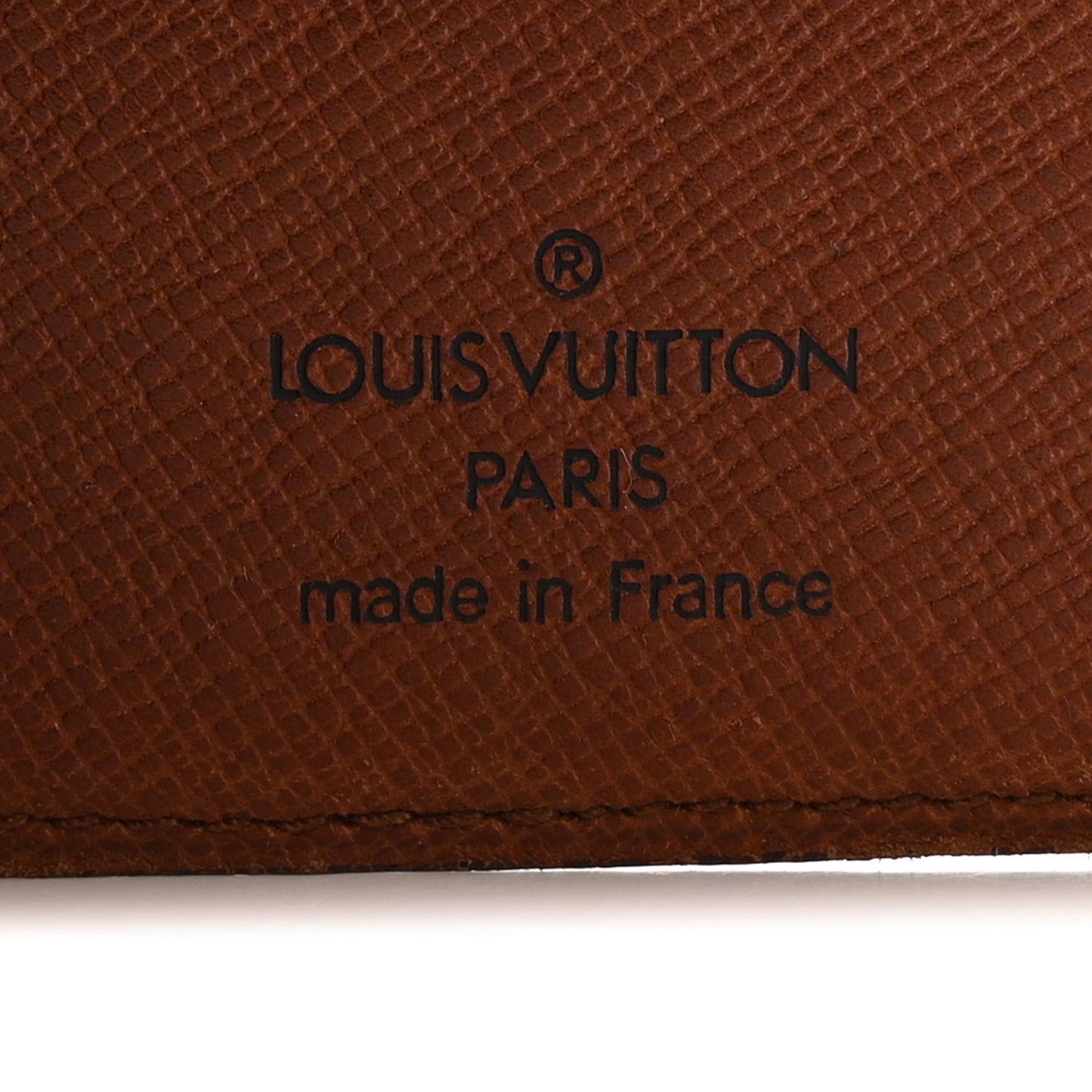 Monogram Pocket Agenda Cover
