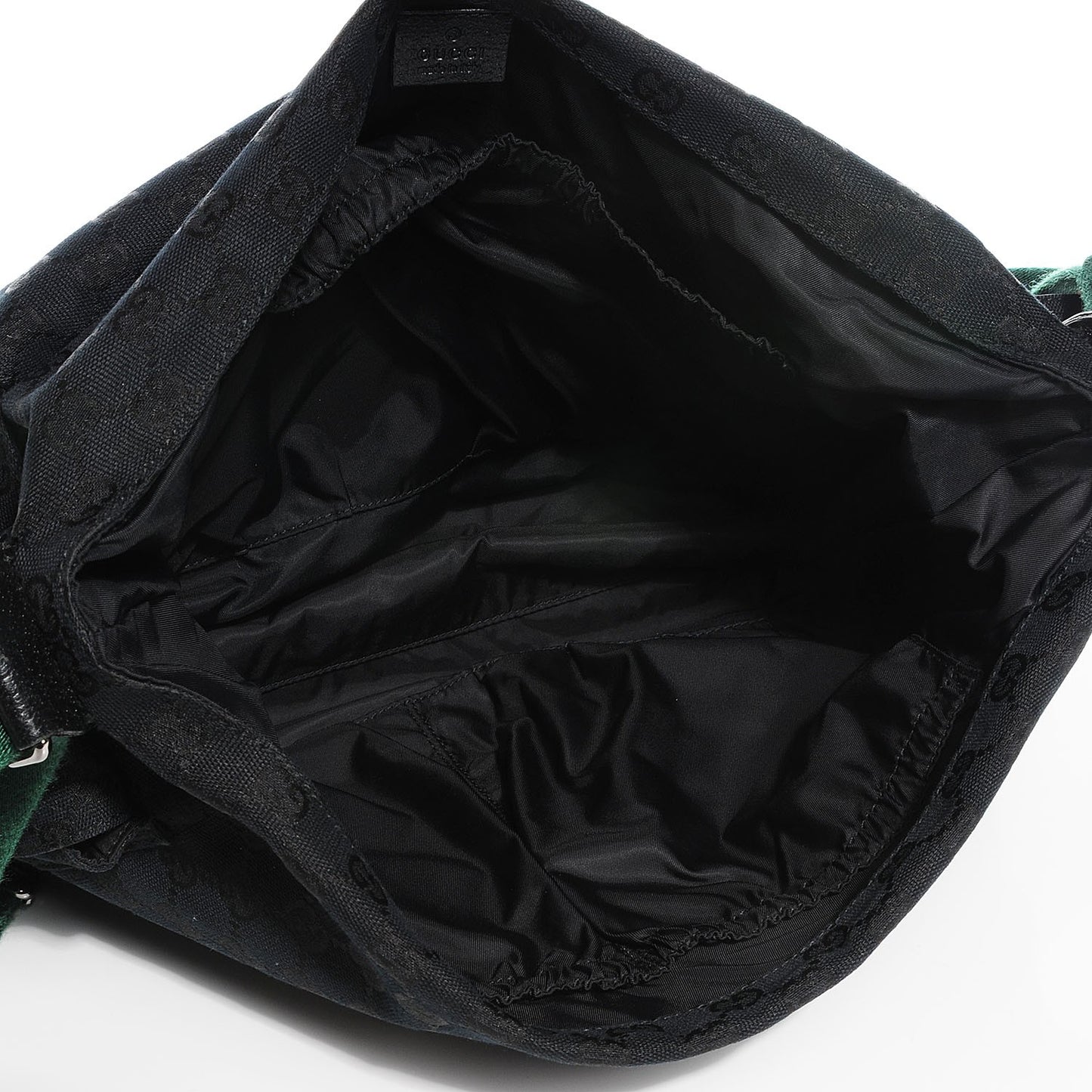 Monogram Diaper Messenger Bag Black