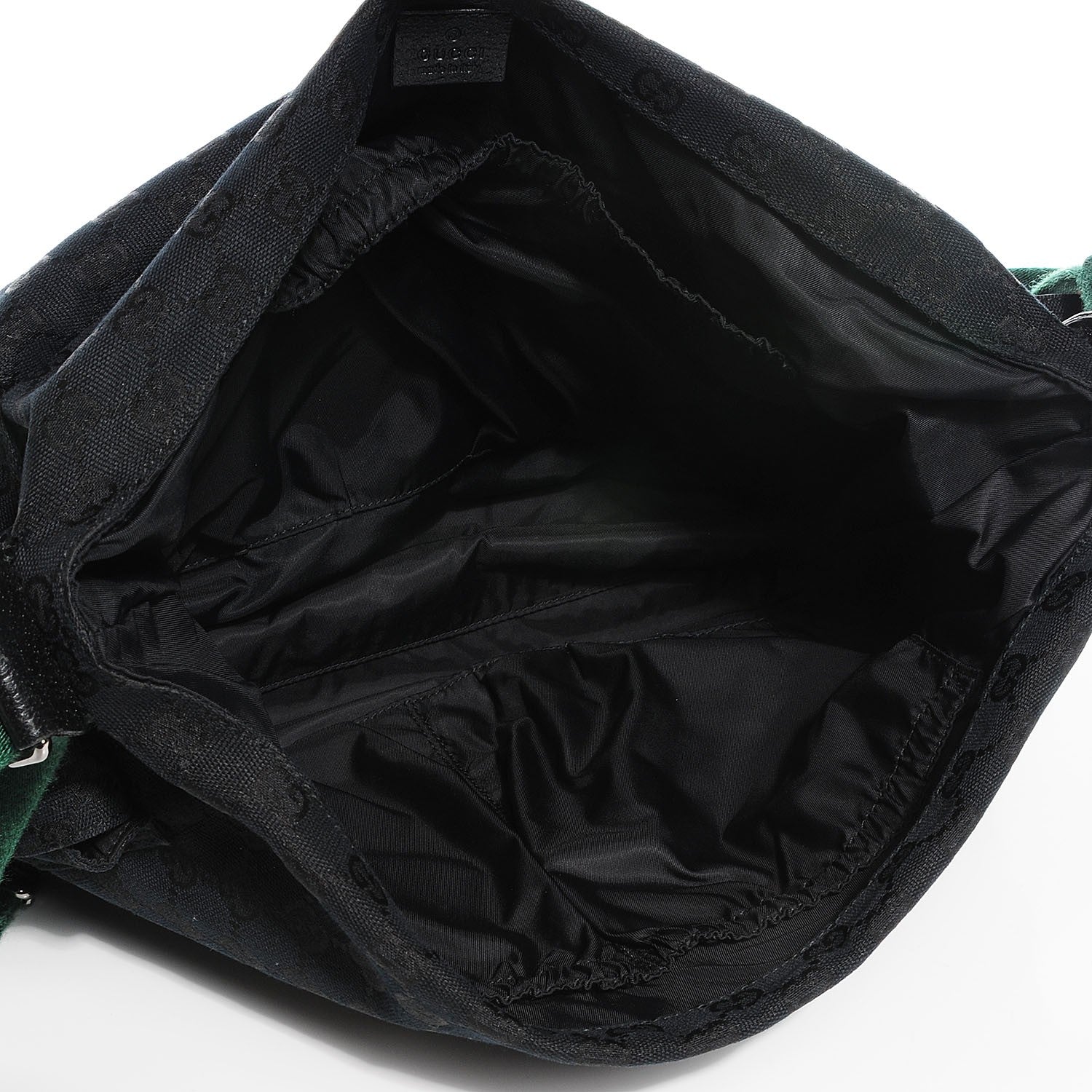Gucci Monogram Diaper Messenger Bag Black 5 of 8
