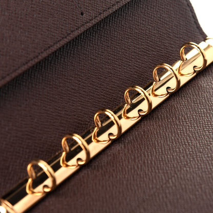 Louis Vuitton Damier Ebene Small Ring Agenda Cover 9 of 11