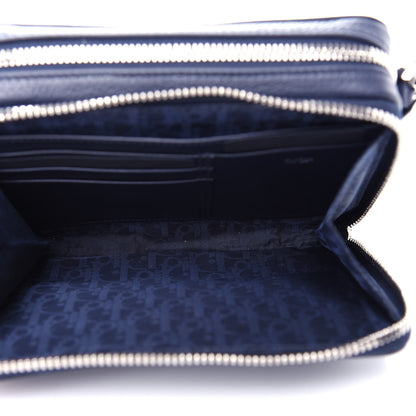 Christian Dior X AIR JORDAN Grained Calfskin Crossbody Blue 5 of 11