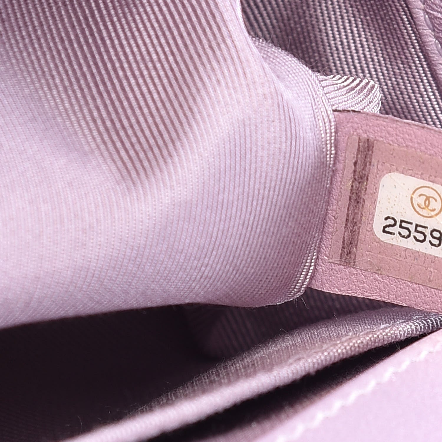 Chanel Metallic Lambskin Chevron Quilted Medium Boy Flap Pink 7 of 13