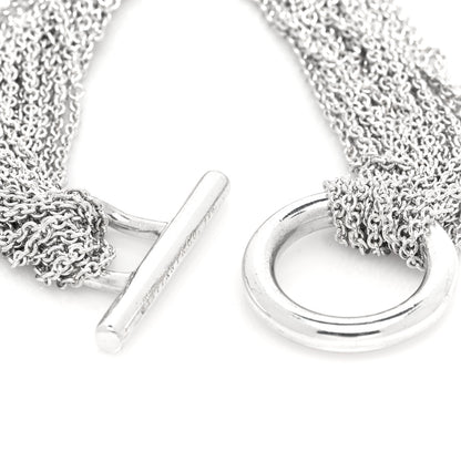 Tiffany Sterling Silver Heart Mesh Bracelet 4 of 5