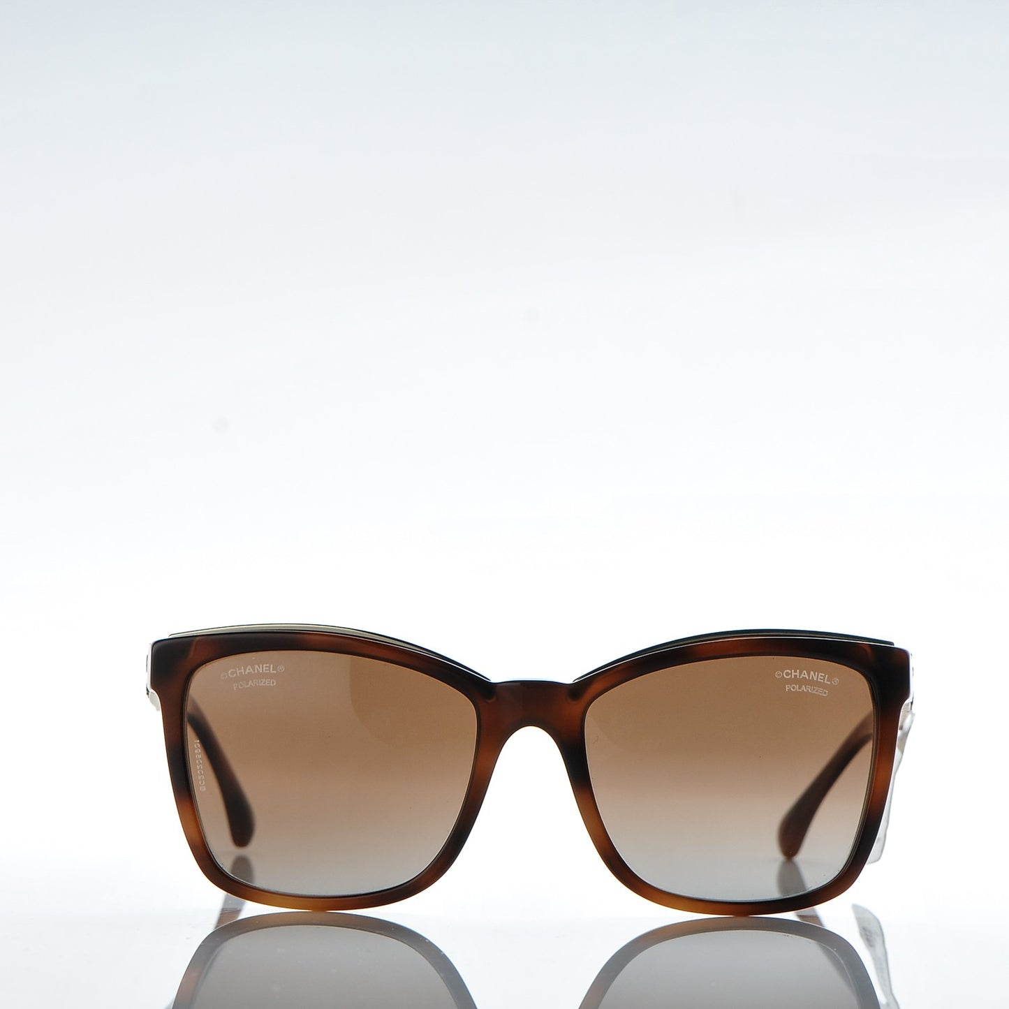 Square Chain Sunglasses 5360-Q-A Brown