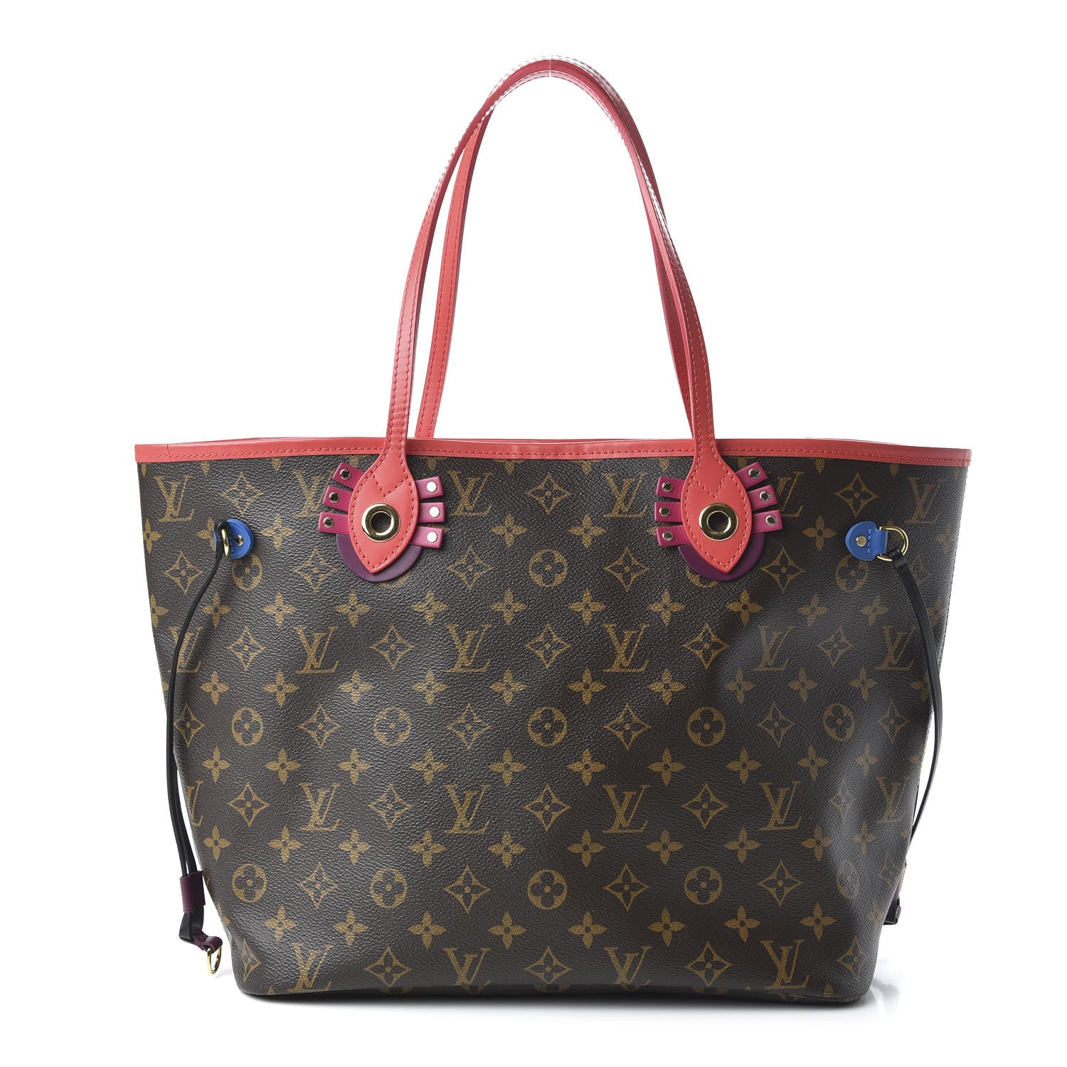 Louis Vuitton Monogram Totem Neo Neverfull MM Flamingo 1 of 12
