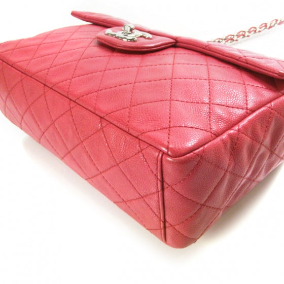 Chanel Caviar Maxi Flap Fuchsia 5 of 12