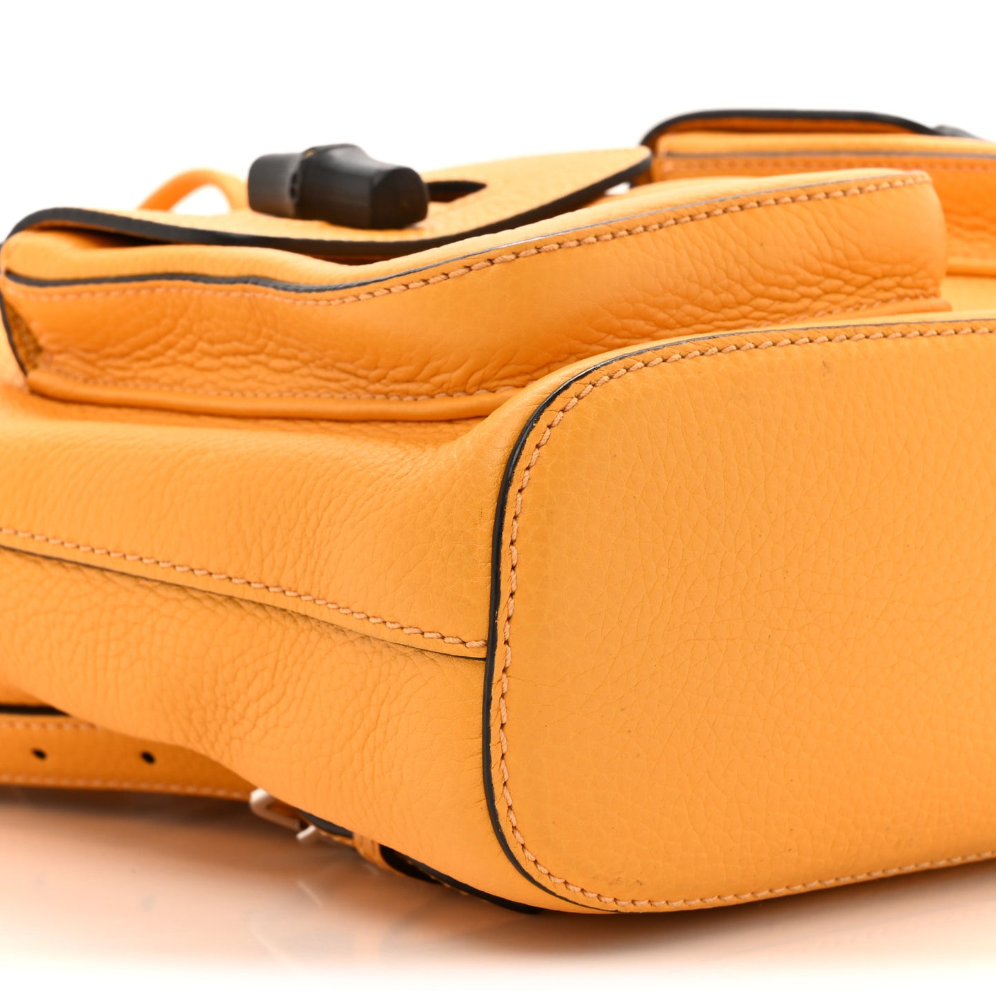 Cellarius Calfskin Medium Bamboo Backpack Orange
