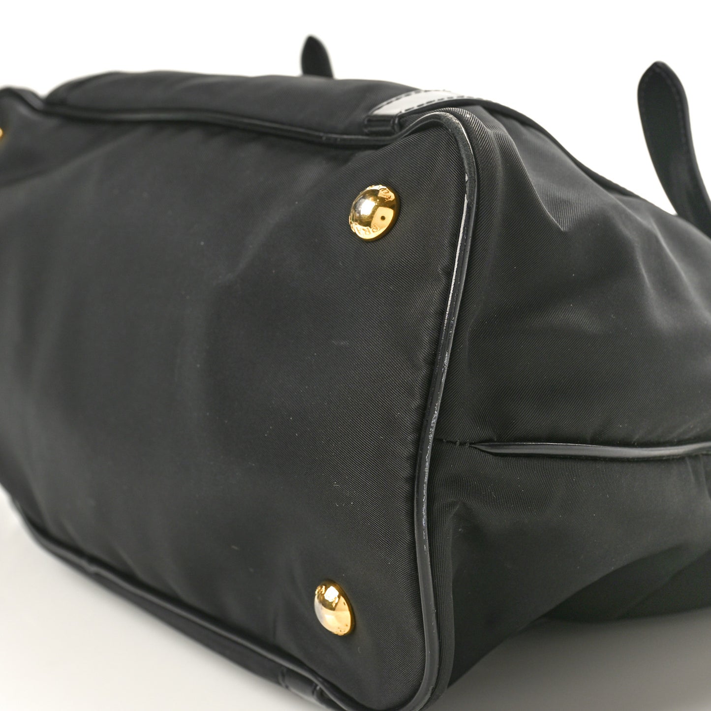Tessuto Nylon Soft Calf Tote Black
