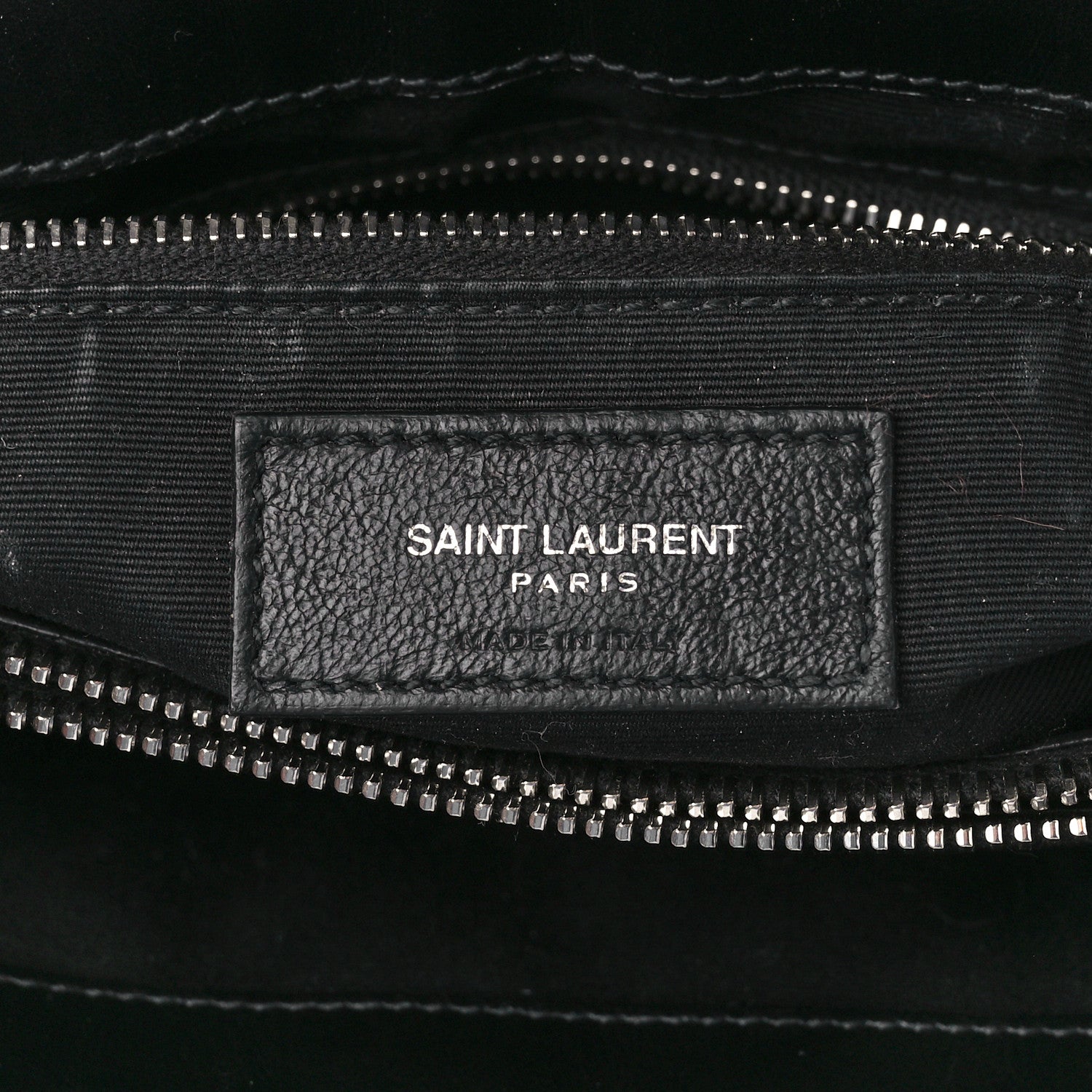 Saint Laurent Calfskin Y Quilted Monogram Medium Loulou Chain Satchel Black 7 of 12