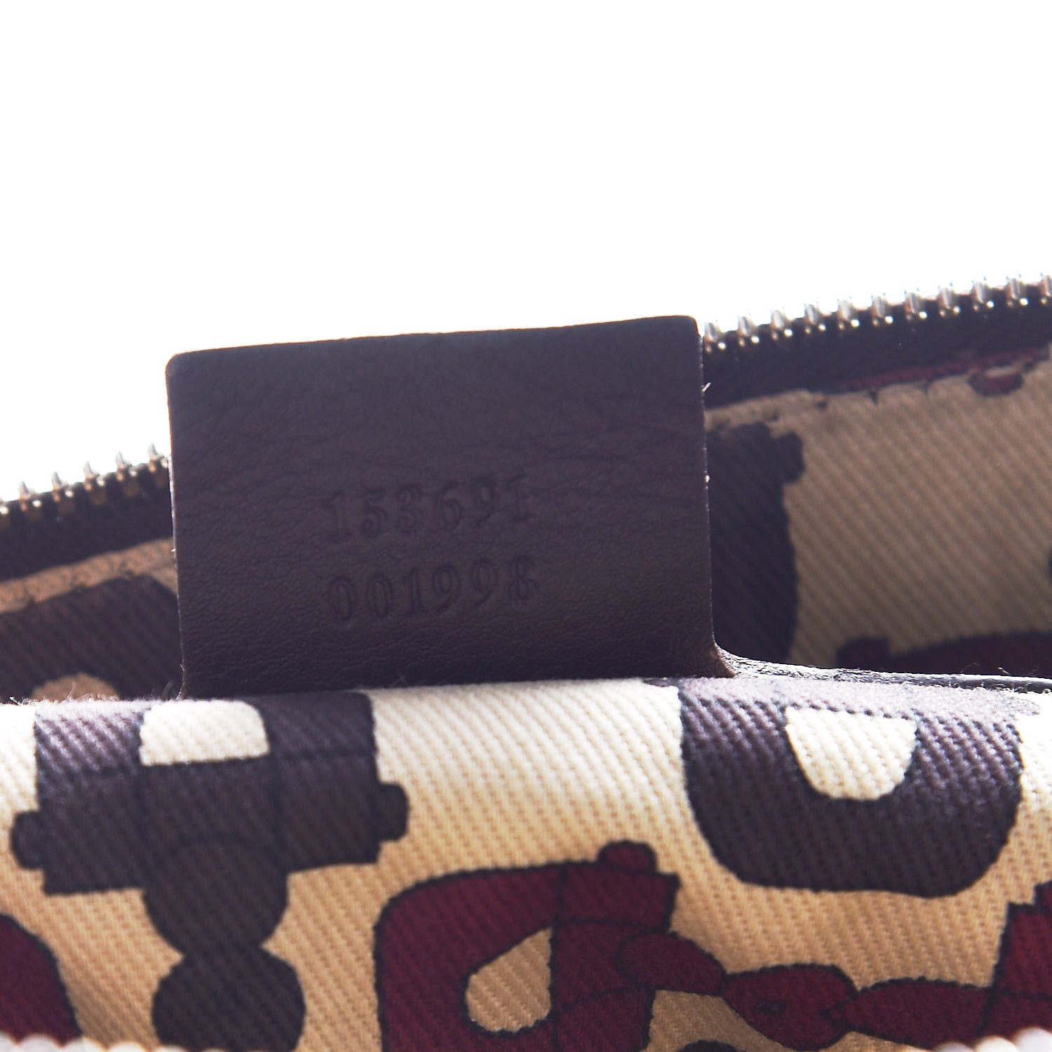 Gucci Guccissima Studded Web Pelham Shoulder Bag Dark Brown 9 of 10