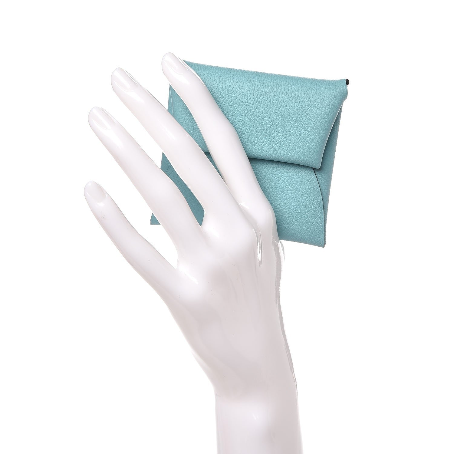 Hermes Evercolor Bastia Coin Purse Bleu Atoll 2 of 8
